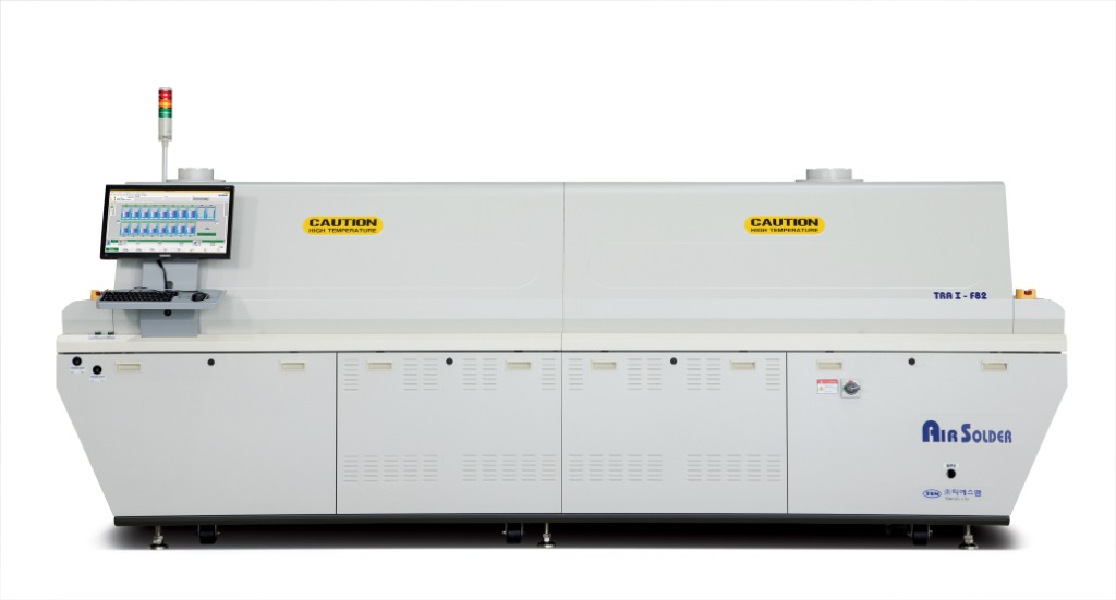 TRA Series Air Convection Reflow Oven (Angled View, Hood Closed)