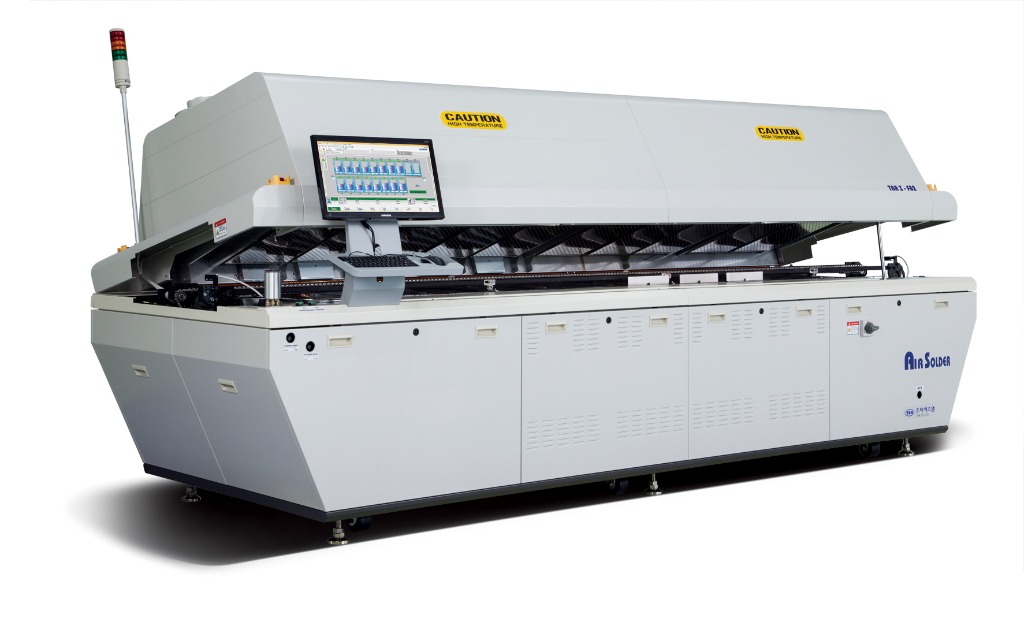 TRA Series Air Convection Reflow Oven (Angled View, Hood Open)